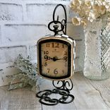 Courtly Check Clock On Hanger Whimsical Check Clock Buffalo Check Decor 4 small