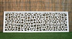 Decorative Steel Gate - Cobblestone Gate Design - Garden Gate - Steel Art Panel 2 small