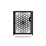 Modern Custom Gate - Metatron - Decorative Steel Gate - Geometric Design - Architectural Panel 1 small
