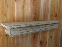 Floating White Shelf,Wall Shelf, French Country, Shabby Chic, Distressed, Wooden 1 small