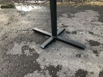 Live Edge Walnut And Steel Pedestal Table 5 small