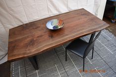 Live Edge Walnut Dining Table 1 small