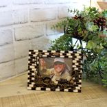 Black And White Check Picture Frame Masculine Picture Frame Fishing Outdoor Theme 5 small