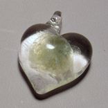Glass Cremation Memorial Pendants 2 small