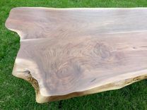 Live Edge Reclaimed Wood Slab Table 6 small