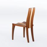 Dining Chairs Handmade In Solid Mahogany & Maple Wood, Available As Single Or Set Of "Gazelle" 2 small