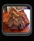 Learning Toys, Wooden Toys, Waldorf Toys,Wooden Mountain Toy,Wood Puzzle Toy, Waldorf Mountain 6 small