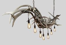 Elk Antler Seven Falls Chandelier 2 small