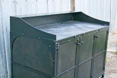 Vintage Industrial Host Stand, All Steel Greeter Station, Modern Pos, 1 small