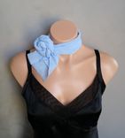 Powder Blue Chiffon Scarf 2 small