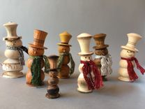 Rustic Snowmen 6 small