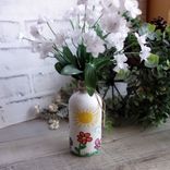 Folk Art Vase I Love Mommy Gift For Mommy Pot Dandelion Vase Wildflower Vase 5 small