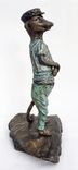 Cast Bronze Meerkats, In Character. 4 small