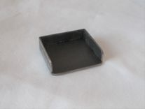 Urban Industrial Steel Coasters; Modern Beverage Coaster Set 6 small