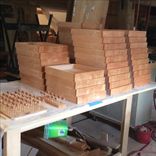 Cherry Chest Of Drawers, Jewelry Storage Cabinet, Collector's Organizer 5 small