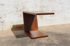 Cantilevered Walnut Table 6 small