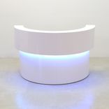 Custom Curved Modern Reception Desks, Half Moon - Boca Desk 2 small