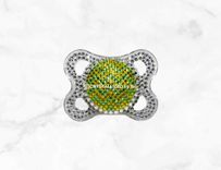 Custom Crystallized Pacifier Baby Nursery Decor Newborn Binkie Bling European Crystals Bedazzled 5 small