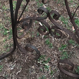 Hand Forged Wrought Iron Scrollwork Table 2 small