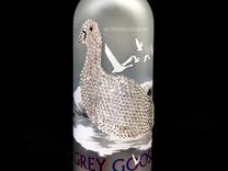 Crystallized Empty Grey Goose Liquor Bottle Alcohol Bling Genuine European Crystals Bedazzled 2 small