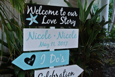 Nautical Welcome Wedding Sign, Welcome To Our Love Story Signage 2 small