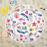 Summer Beach Towel Vacation Pool Beach Blanket Marine Aquatic Life Ocean Sea Treasure 5 small