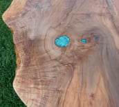 Roundish Live-Edge Dining Table 3 small