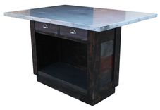 Melanie, Custom Zinc Kitchen Island 5 small