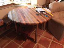 Exotic Wood Butcher Block Tables 2 small