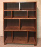 Custom Made Solid Cherry Bookcase Or Room Divider Or Entertainment Center With Open Or Enclosed Back 1 small
