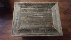 Rustic Fence Wood Night Stand End Table 3 small