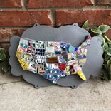 Mosaic House Sign - Exterior Home Or Business Sign 5 small