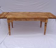 Antique Style Farm Table With Drop Leaf Extensions - On Sale 1 small