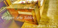 Copper Tables With Beautiful Patina 1 small