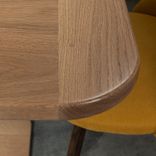 Solid Oak Banquette Table 4 small