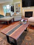 Epoxy Coffee Table, Resin Coffee Table, Wooden River Coffee Table, Modern Coffee Table 1 small