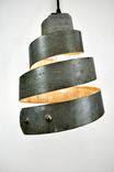 Wine Barrel Ring Pendant Light - Lavaliere - Made From Retired California Wine Barrel Rings 3 small