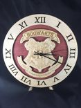 Hogwarts School Crest From Harry Potter Laser Cut Stained Wood Clock 1 small