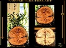 Wood Anniversary Gift,Tree Of Life,Vanilla,Candle,Hand Painted,One Of A Kind 3 small