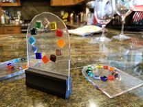 Small Fused Glass Suncatchers 3 small