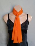 Orange Chiffon Scarf 5 small