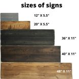 Custom Wood Sign, Personalized Wooden Wall Decor, Work Business Sign, Custom Quote Sign 6 small