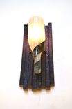 Wine Barrel Stave & Bottle Sconce - Opulent - Made From Reclaimed Ca Wine Barrels And Bottles 4 small