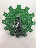 Legend Of Zelda Gate Of Time Green Acrylic Laser Cut Clock 1 small