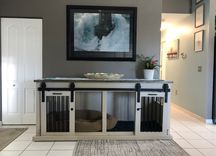 Custom Interior Dog Kennel 1 small