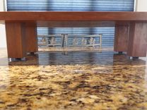 Cherry Cutting Board With Five Inch Legs And Maple Inlay 3 small