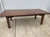 42" X 8' Walnut Dining Table 1 small