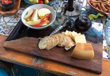 Rustic Wood Epoxy Resin Serving Boards 2 small