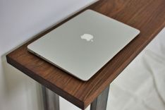 Narrow Desk, Modern Small Desk, Desk With Metal Legs, Skinny Desk, Thin Desk, Hallway Desk 2 small