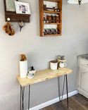 Forge Console Table - Solid Maple Console Table With Hairpin Legs - Size Options 4 small
